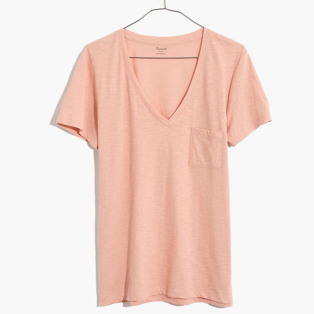 NWT - Madewell Whisper Cotton V-Neck